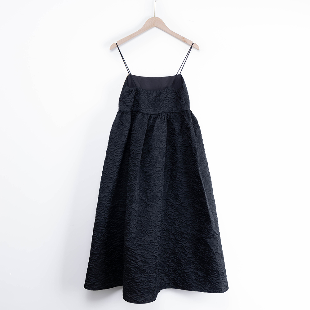 New Joys Black Slip Dress