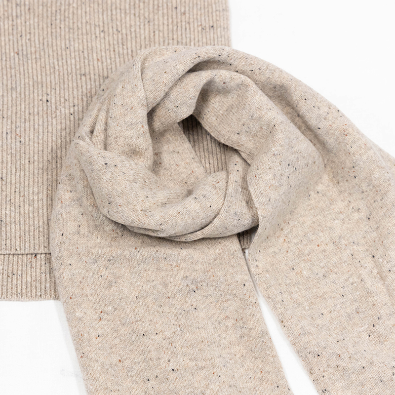 New Joys OEM Wholesale Wool Scarf And Beanie